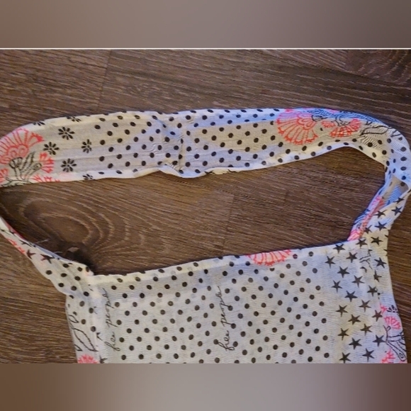 Free People Gauzy Shopper Tote Bag Boho Market Sling Reusable - Picture 3 of 9